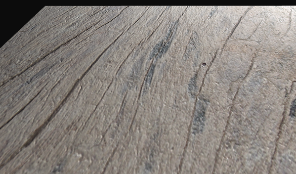 bump-mapped wood